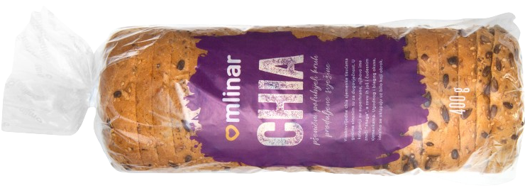 CHIA SEED BREAD, PACKAGED, 400g